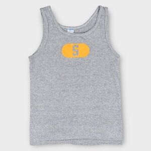 Vintage 70s‎ Champion Gray Tank Top USA Small “S” Graphic